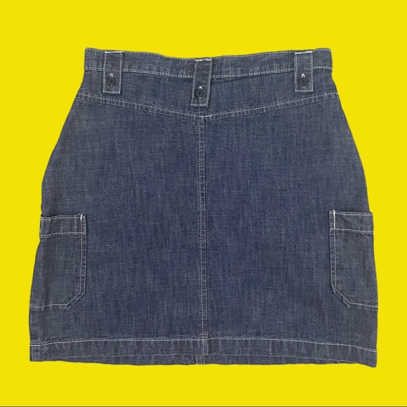 Y2K ESPRIT DENIM MINI SKIRT - Picture 2 of 2